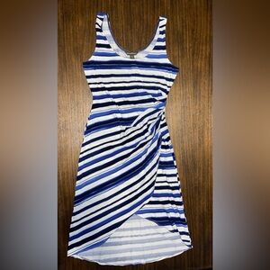 Tommy Bahama- AQUARELLE STRIPE SL MIDI DRESS